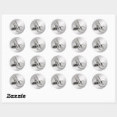 Zilveren High Heel Shoe Stickers (Vel)