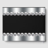 Zilveren Hoge Hak Schoen Verjaardagsfeest Gastboek Gastenboek (Achterkant)