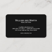 Zilveren Huis Logo Visitekaartje (Achterkant)