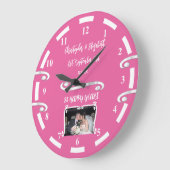 Zilveren Huwelijk 25 jaar namen toevoegen foto roz Grote Klok (Hoek)