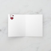 Zilveren Huwelijk Foto Bedankkaart (Binnen)