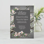 Zilveren Huwelijksjubileum - 25 jaar Kaart (Staand voorkant)