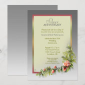 zilveren huwelijksjubileum - 25 jaar kaart (Voorkant / Achterkant)