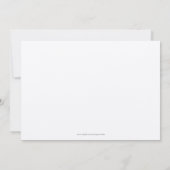 Zilveren Huwelijksjubileum Uitnodigingen (Achterkant)