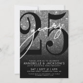 Zilveren Jubileumfeest Kaart (Voorkant)