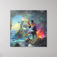 Zilveren jurk Priesteres Occult Dark Witchy AI Art