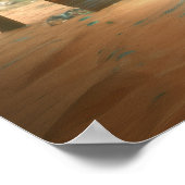 Zilveren jurk Priesteres Witchy AI Art Matte Value Poster (Hoek)