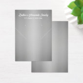 Zilveren juwelen die Kaarten voor beeldscherm verv Visitekaartje (Bureau)