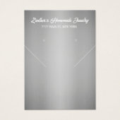 Zilveren juwelen die Kaarten voor beeldscherm verv Visitekaartje (Voorkant)