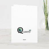 (Zilveren) kaars Feestdagen Kaart (Achterkant)