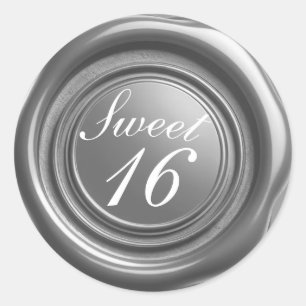 Zilveren Kaars Was Zegel Druppel Sweet 16 Trouwdag