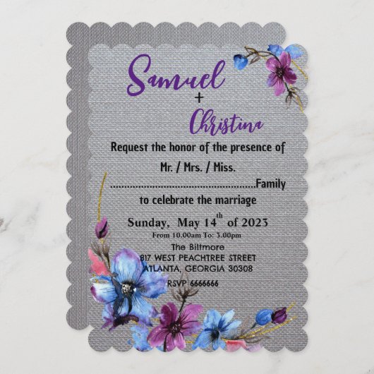 Zilveren Kaart (Voorkant / Achterkant)