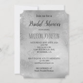 Zilveren Kant Bloemen Kaart (Voorkant)