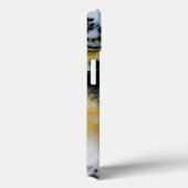 Zilveren Kant Onyx Case-Mate iPhone Case (Achterkant / Rechts)