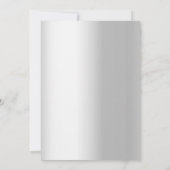 Zilveren kegel grenen groen goud geometrische brui kaart (Achterkant)