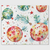 Zilveren kerstbal Chic Cadeaupapier (Vlak)