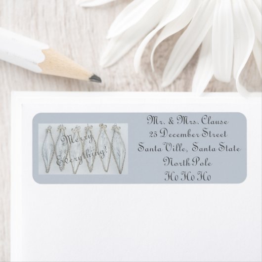 zilveren kerstbal etiket (Insitu)