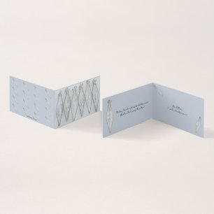  zilveren kerstbal kaart