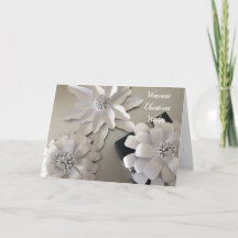 Zilveren Kerstbloemen