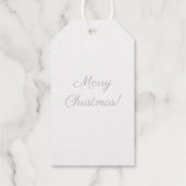 Zilveren kerstboom cadeaulabels (Achterkant)