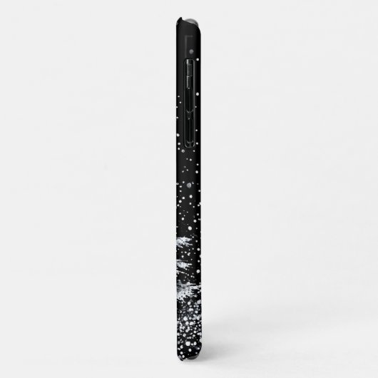 Zilveren kerstboom Case-Mate iPhone case (Achterkant/links)