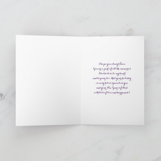 Zilveren Kerstmis van Klokken voor Zuster Feestdagen Kaart (Binnen)