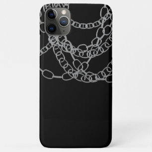 Zilveren Kettingen Zwarte Hip Hop Ketting Case-Mate iPhone Case