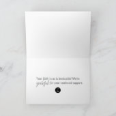 Zilveren klant Bedankt Waardering (Binnen)