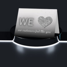 Zilveren klant Bedankt Waardering