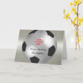 Zilveren klantgericht de fotolijst van het Voetbal Kaart (Gele Bloem)