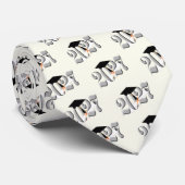 Zilveren Klas van 2027 Afstuderen Stropdas (Opgerold)