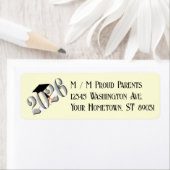 Zilveren Klasse van 2026 Afstuderen Etiket (Insitu)