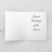 Zilveren klokken, kerstklokken feestdagen kaart (Binnen)