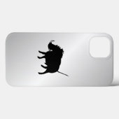 Zilveren Knobbelzwijn Case-Mate iPhone Case (Achterkant (horizontaal))