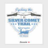 Zilveren komeetpad (H2) Sticker (Vel)