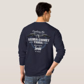 Zilveren komeetpad (H2) T-shirt (Achterkant volledig)