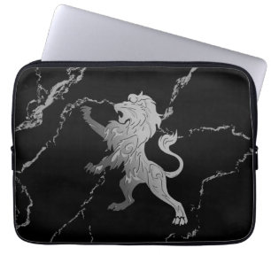 Zilveren Koninklijke Leeuw Laptop Sleeve