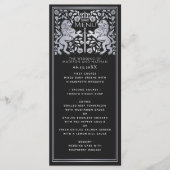 Zilveren Koninklijke Leeuw Middeleeuws Zwaard Brui Menu (Voorkant)