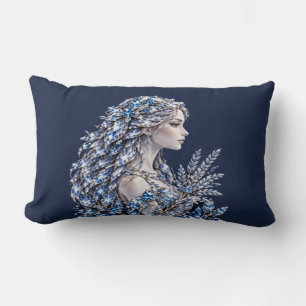 Zilveren Kristal Maagd   Luxe Collectie Kussen