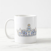 zilveren kroon van hardiamanten heldere mode koffiemok (Links)