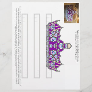 Zilveren Kroon van het Paarse Kind Tiara