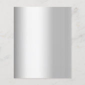 Zilveren lavendel bloemen bruiloft opslaan van de  (Achterkant)