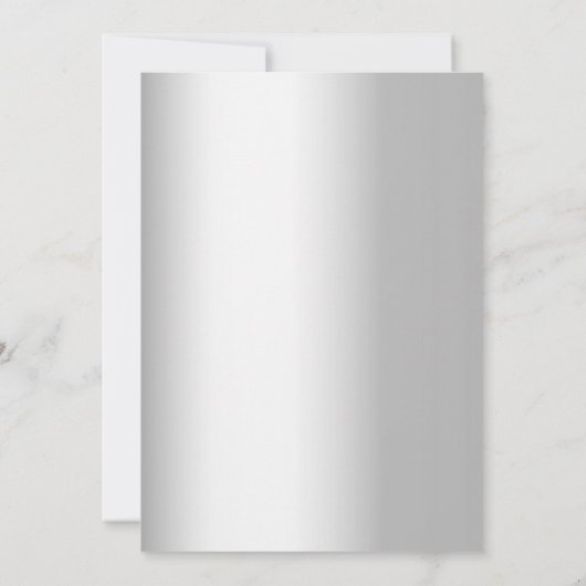 Zilveren lavendel bloemige trouwkaart 'save the da save the date (Achterkant)