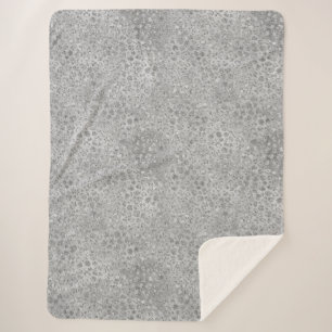 Zilveren Leopard Grijs Meow Kitty Kat Sherpa Deken