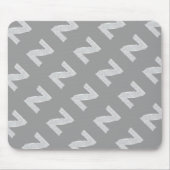 Zilveren letter Z Muismat (Voorkant)