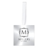 Zilveren Lijst & Harten 10e bruiloft Jubileum Decoratie (Voorkant)