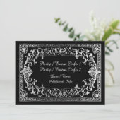 Zilveren lijst voor elke gelegenheid kaart (Staand voorkant)