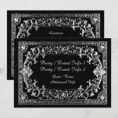 Zilveren lijst voor elke gelegenheid kaart (Voorkant / Achterkant)