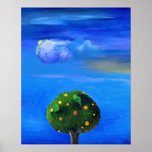 Zilveren Lining boven de Oranje boom 2012 Poster (Voorkant)