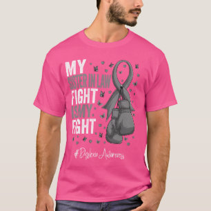 Zilveren Lint Schoonzus Dyslexie Bewustzijn T-shirt
